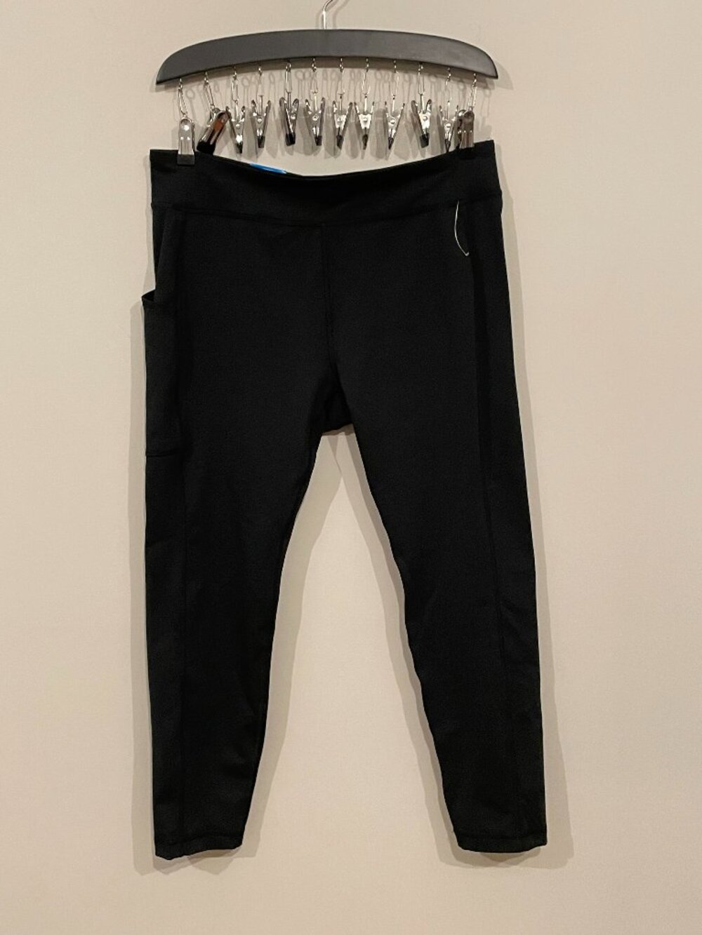 NWT Columbia Norwood II 7/8 Leggings Women’s Large Black Omni-Wick Pockets